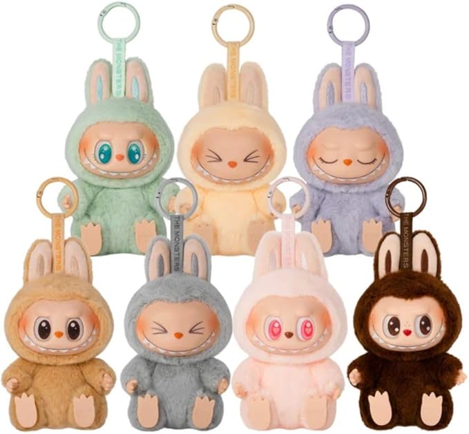 تصویر  عروسک پارچه پولیشی لبوبو مدل Have a Seat (انتخاب رنگ - سورپرایزی)