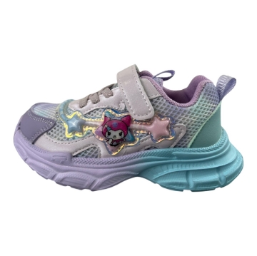 تصویر  کتونی دخترانه خارجی چسبی کرومی مدل 64171