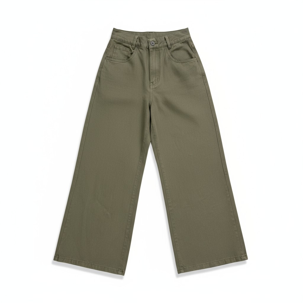 تصویر  شلوار دخترانه کتان مدل پشت زیپ دار از 8سال تا 13