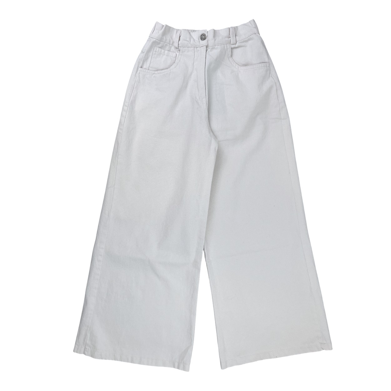 تصویر  شلوار دخترانه کتان مدل پشت زیپ دار از 8سال تا 13