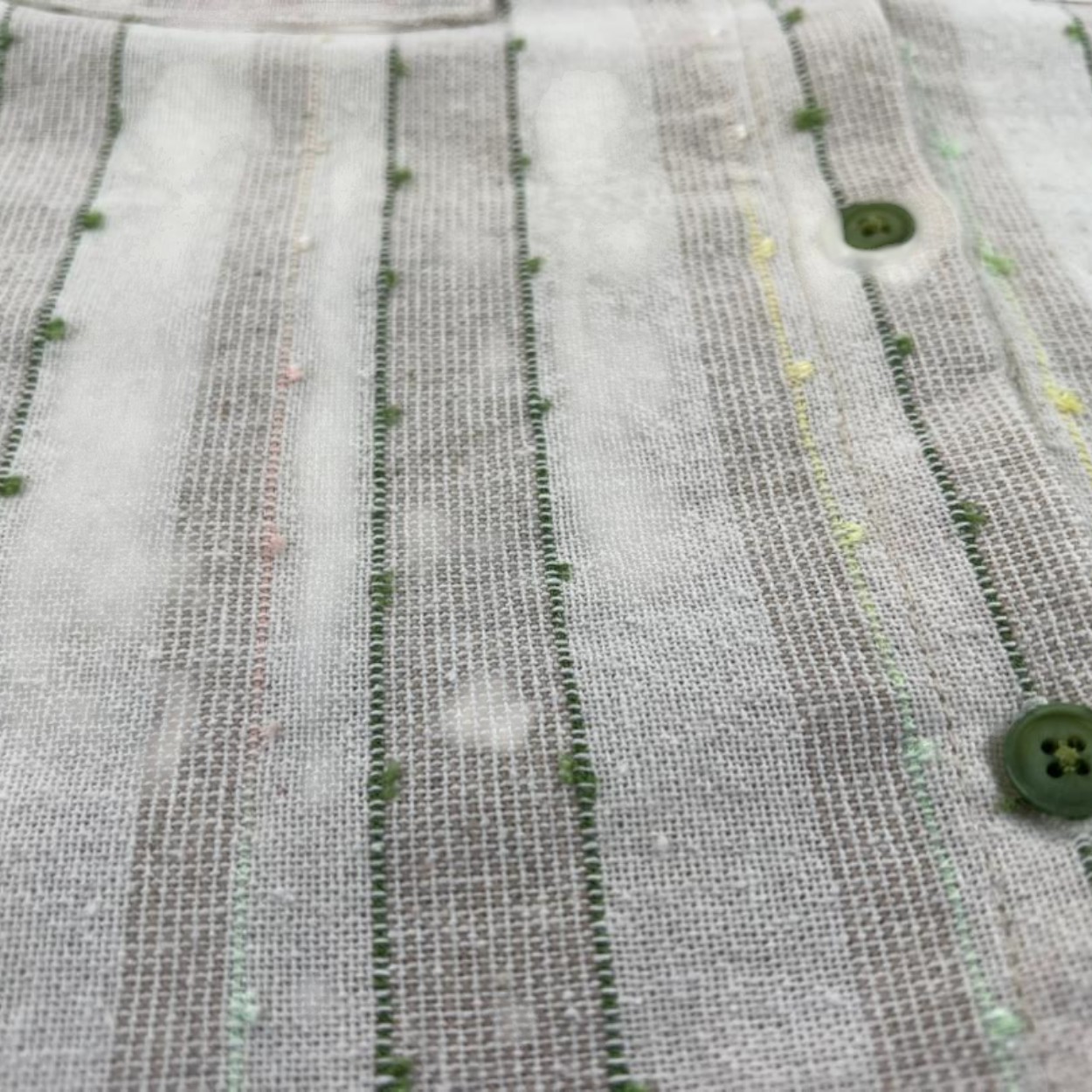 تصویر  شومیز دخترانه کنفی مدل زنبوری از 8سال تا 13