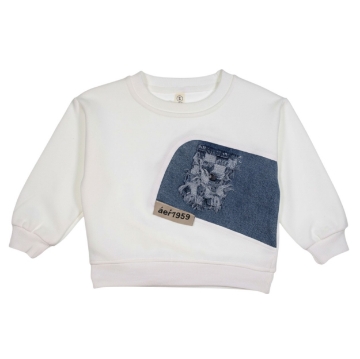 تصویر  بلوز پسرانه دورس مدل جیب جین