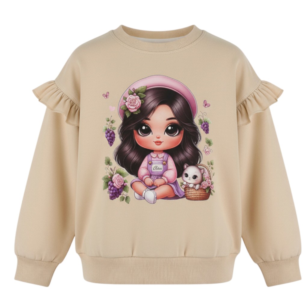 تصویر  بلوز دخترانه دو نخ لاکرا مدل عکس دختر