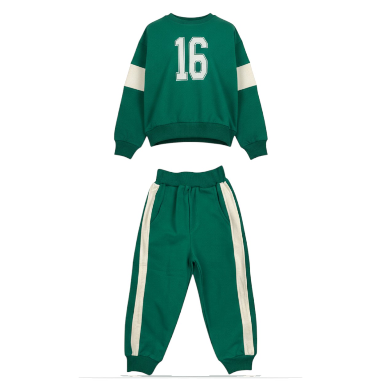 تصویر  سویشرت و شلوار دخترانه و پسرانه دورس مدل 16 از4 تا 11سال