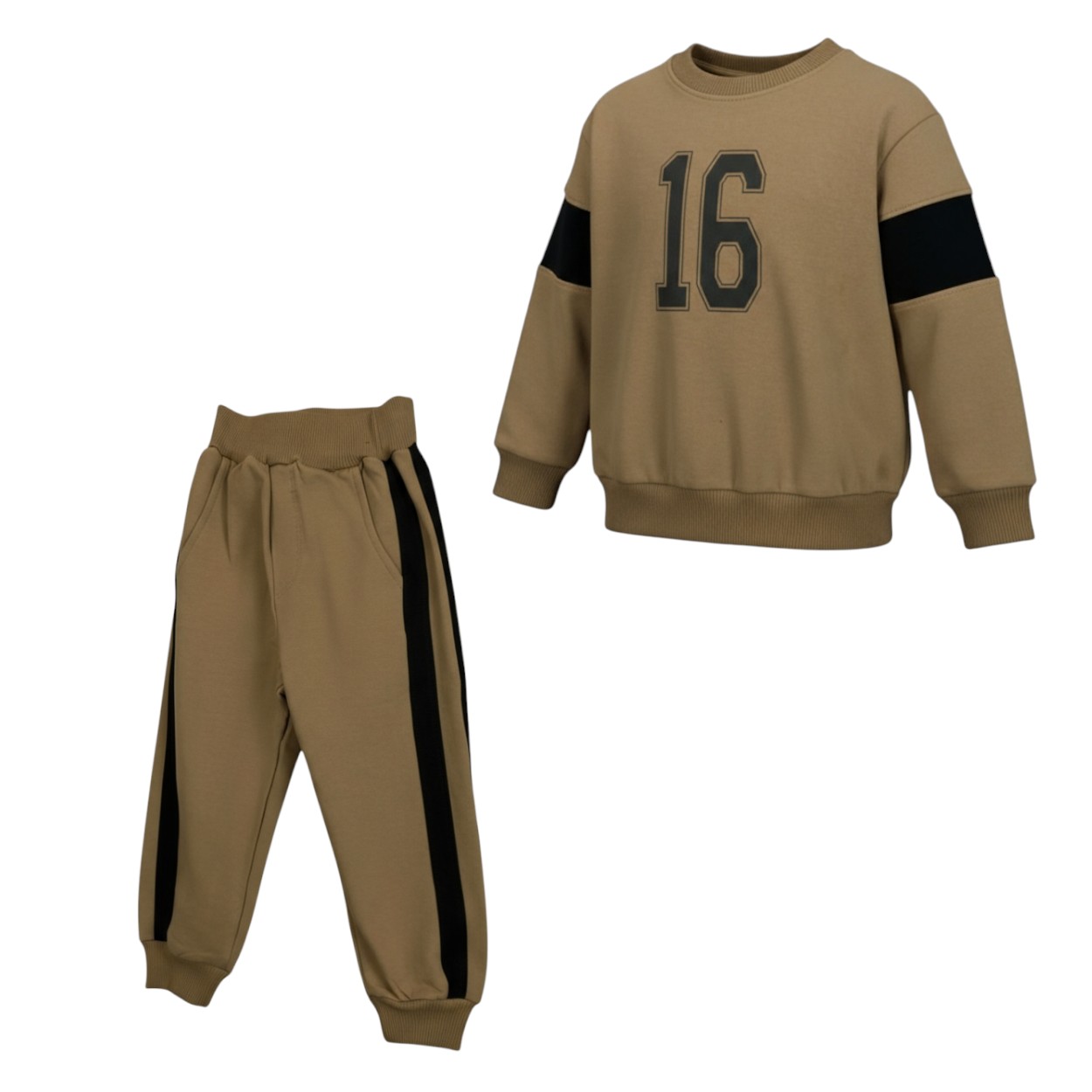 تصویر  سویشرت و شلوار دخترانه و پسرانه دورس مدل 16 از4 تا 11سال