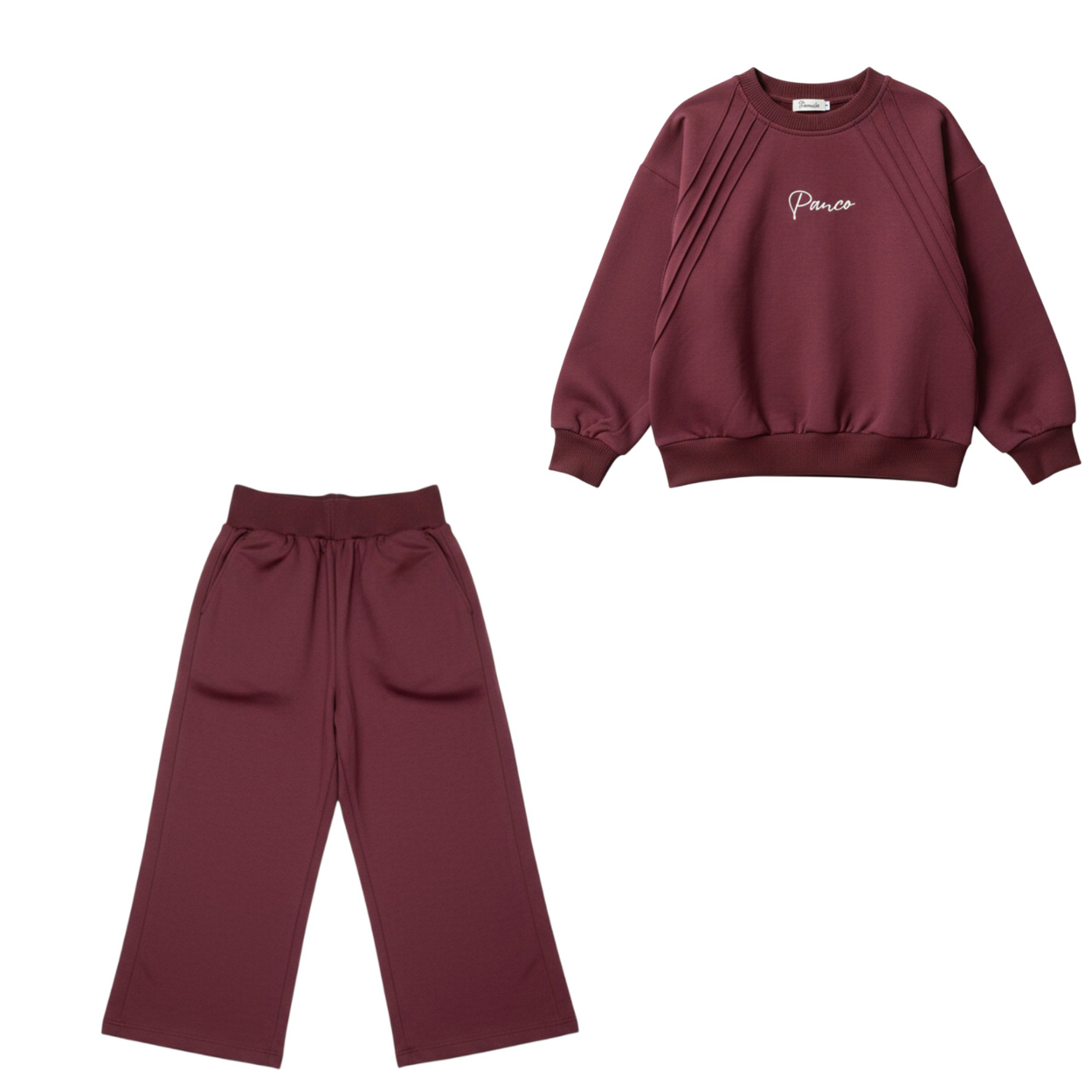 تصویر  سویشرت و شلوار دخترانه و پسرانه دورس مدل panco از4 تا 11سال