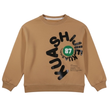 تصویر  بلوز پسرانه دو نخ لاکرا مدل 87 چاپی