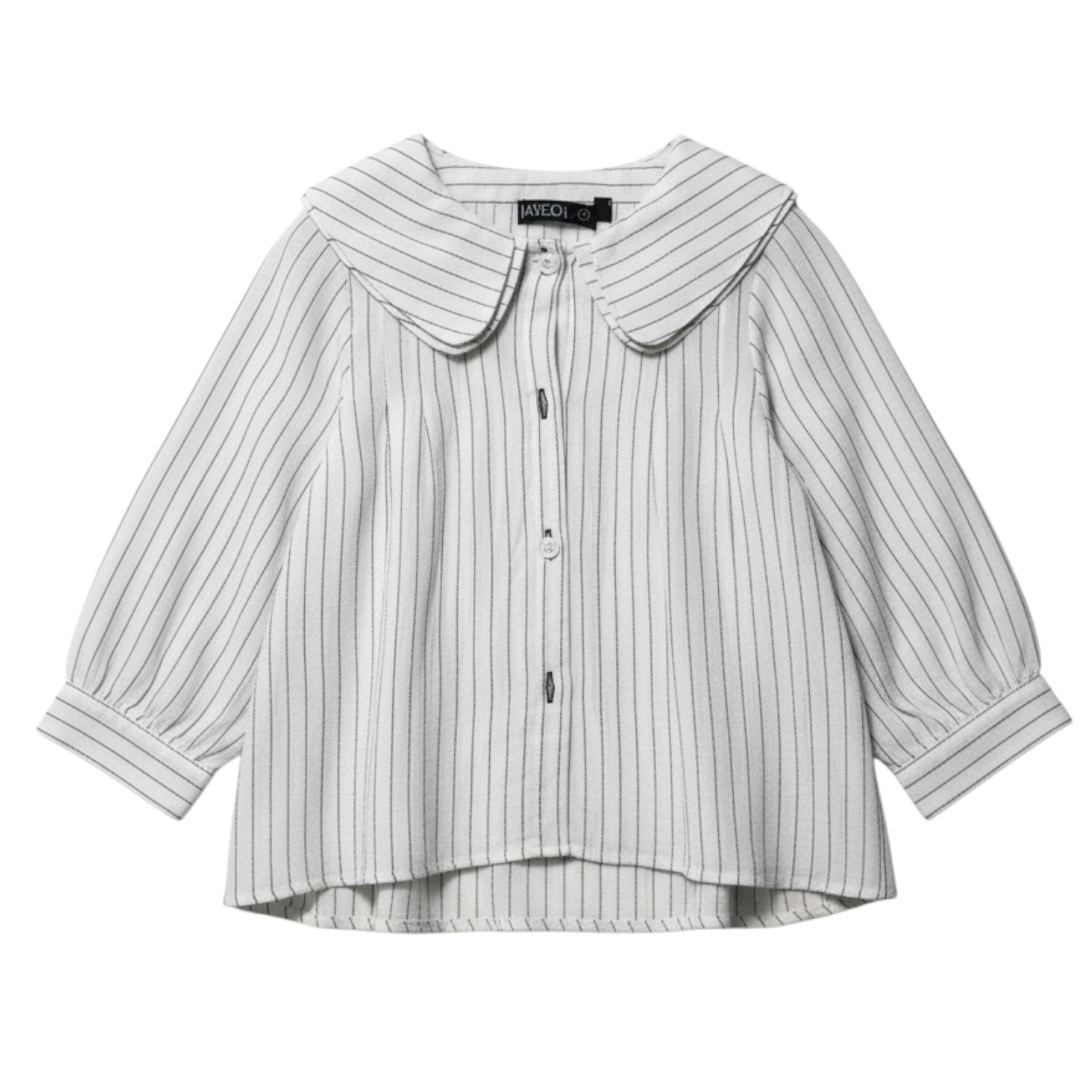 تصویر  شومیز دخترانه لنین مدل آستین چین دار از 4سال تا 9