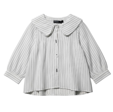 تصویر  شومیز دخترانه لنین مدل آستین چین دار از 4سال تا 9