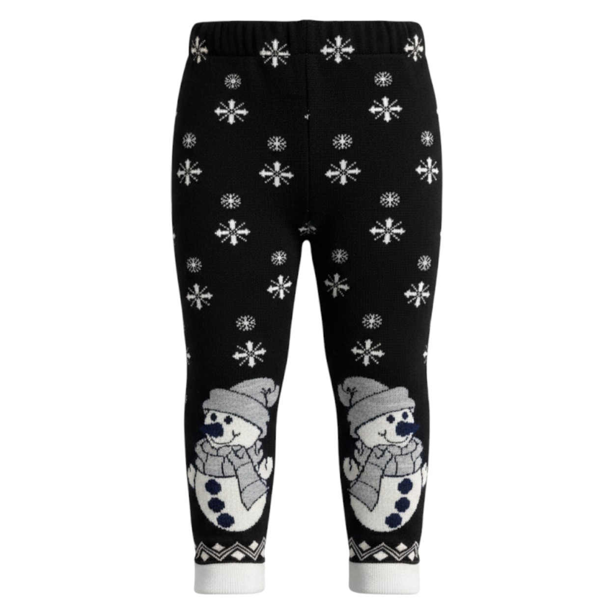 تصویر  ساپورت دخترانه بافت مدل آدم برفی ازسایز 45 تا60