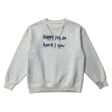 تصویر  سویشرت دخترانه و پسرانه دورس مدل HAPPY از10 تا 16سال