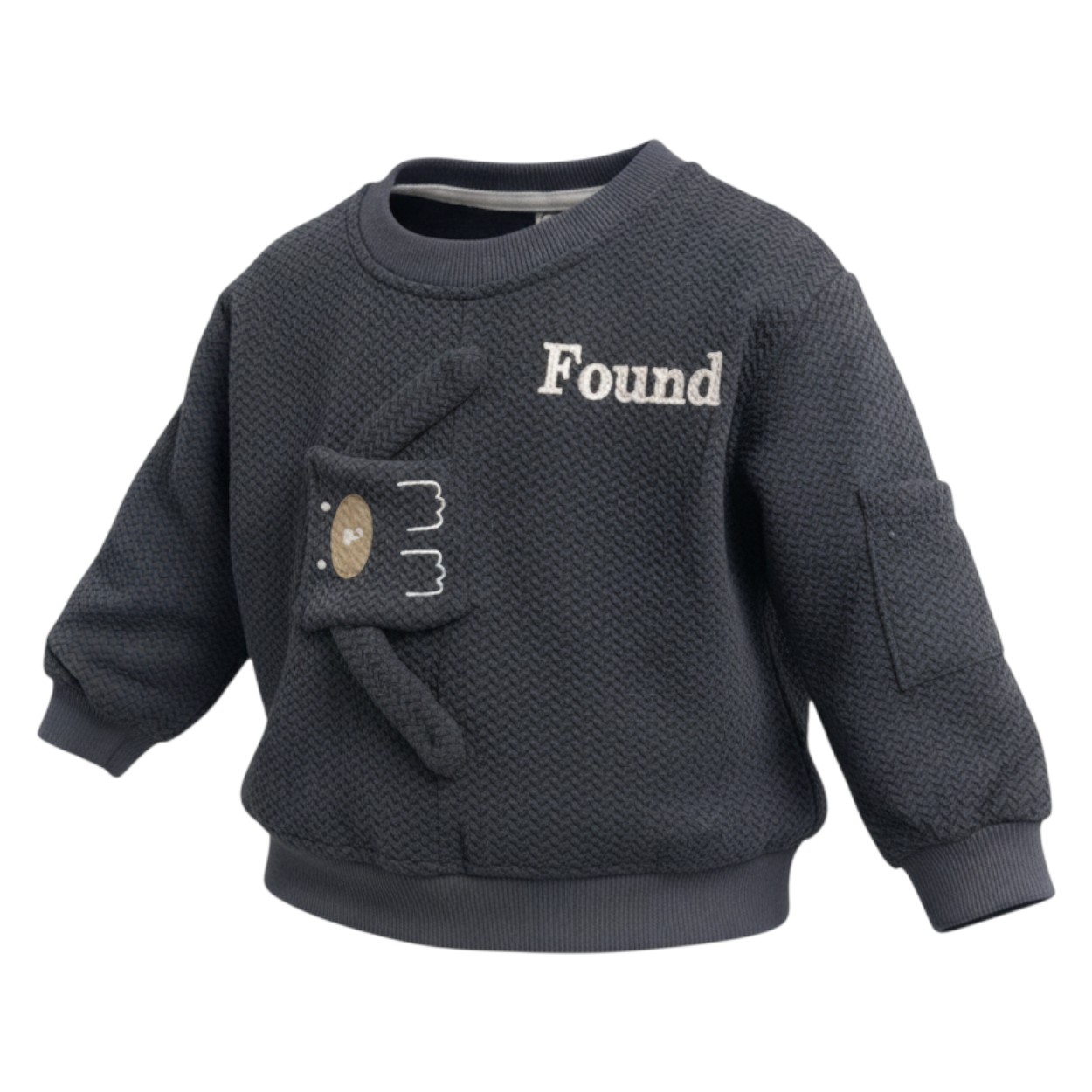 تصویر  سویشرت پسرانه کنفی مدل found از2 تا 8سال