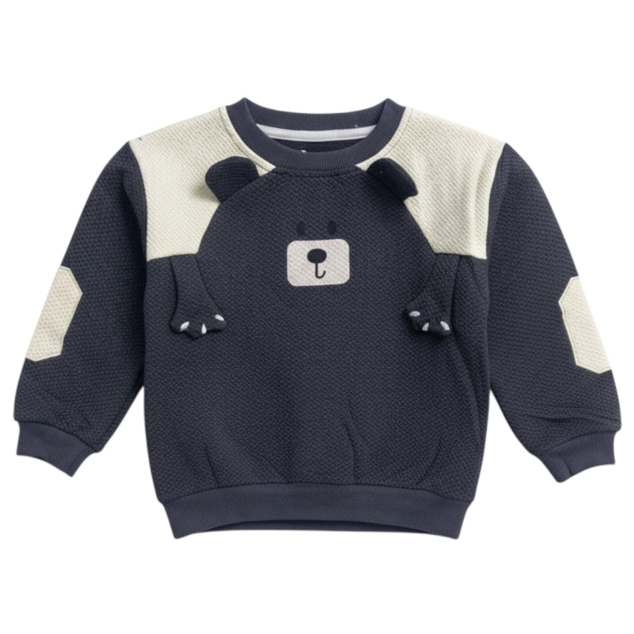 تصویر  سویشرت پسرانه کنفی مدل خرسی از2 تا 8سال