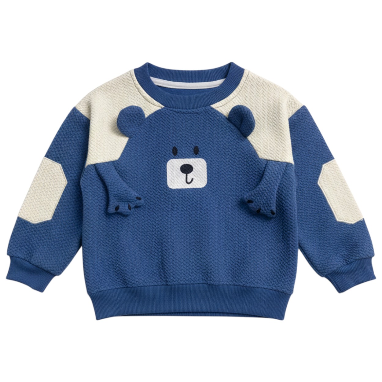 تصویر  سویشرت پسرانه کنفی مدل خرسی از2 تا 8سال