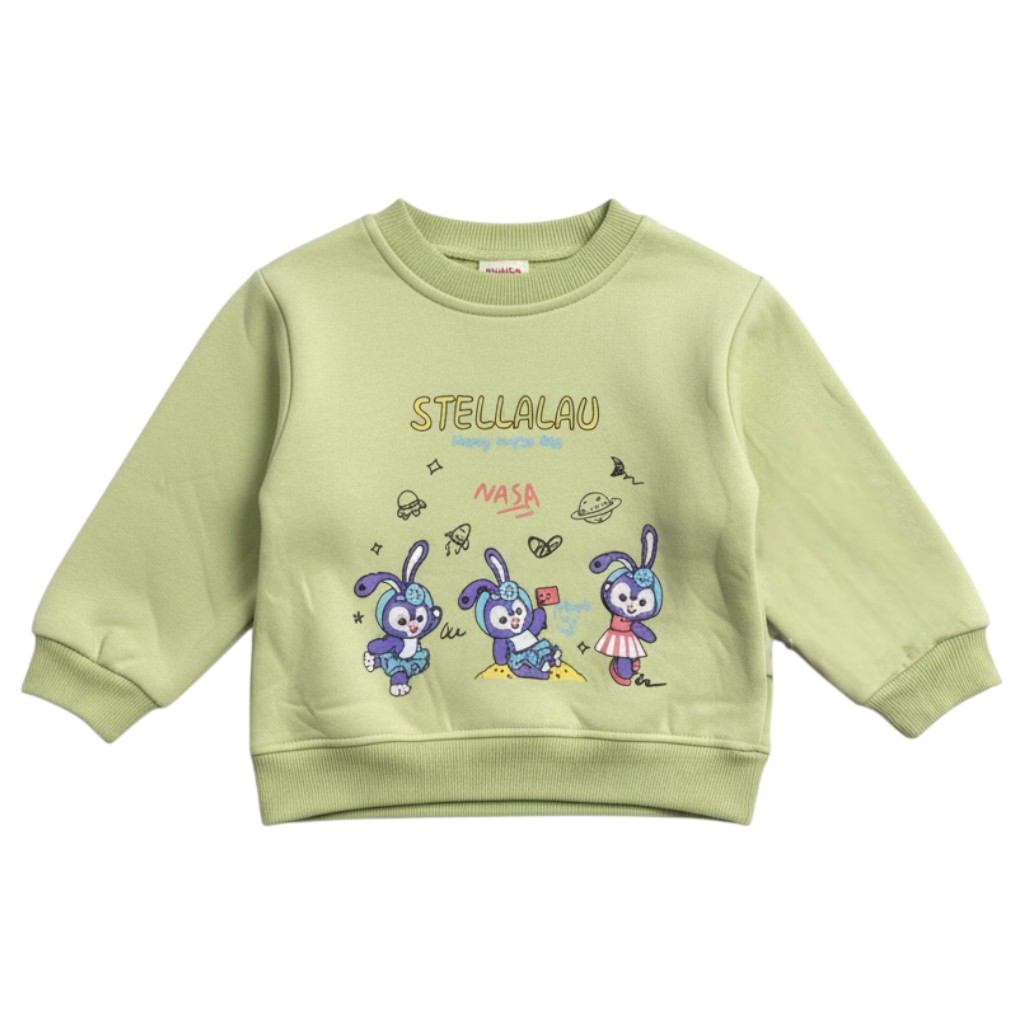 تصویر  سویشرت داخل کرکی دخترانه دورس مدل stellalau از1 تا 4سال