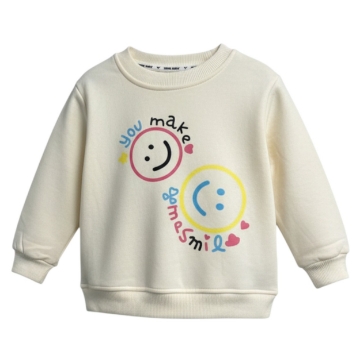 تصویر  سویشرت داخل کرکی دخترانه دورس مدل you make از1 تا 4سال