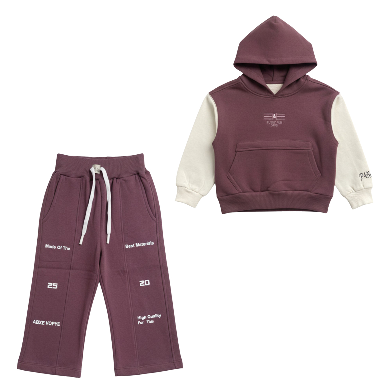 تصویر  وست و شلوار و سویشرت دخترانه دورس مدل FUNNY از4 تا 11سال