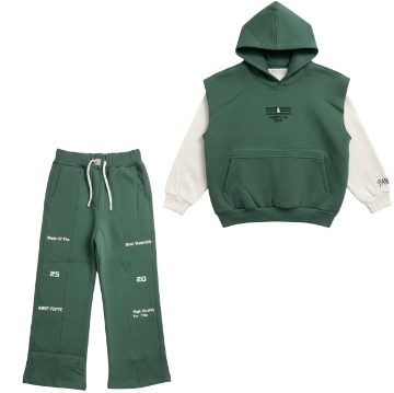 تصویر  وست و شلوار و سویشرت دخترانه و پسرانه دورس مدل FUNNY از7 تا 15سال