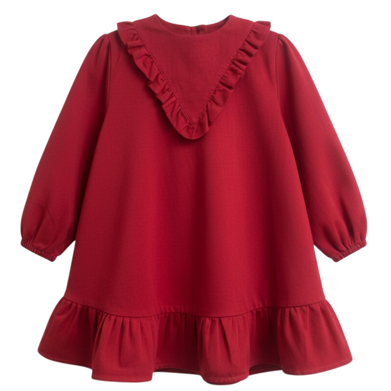 تصویر  پیراهن دخترانه کتان مدل آژند از 7سال تا 10