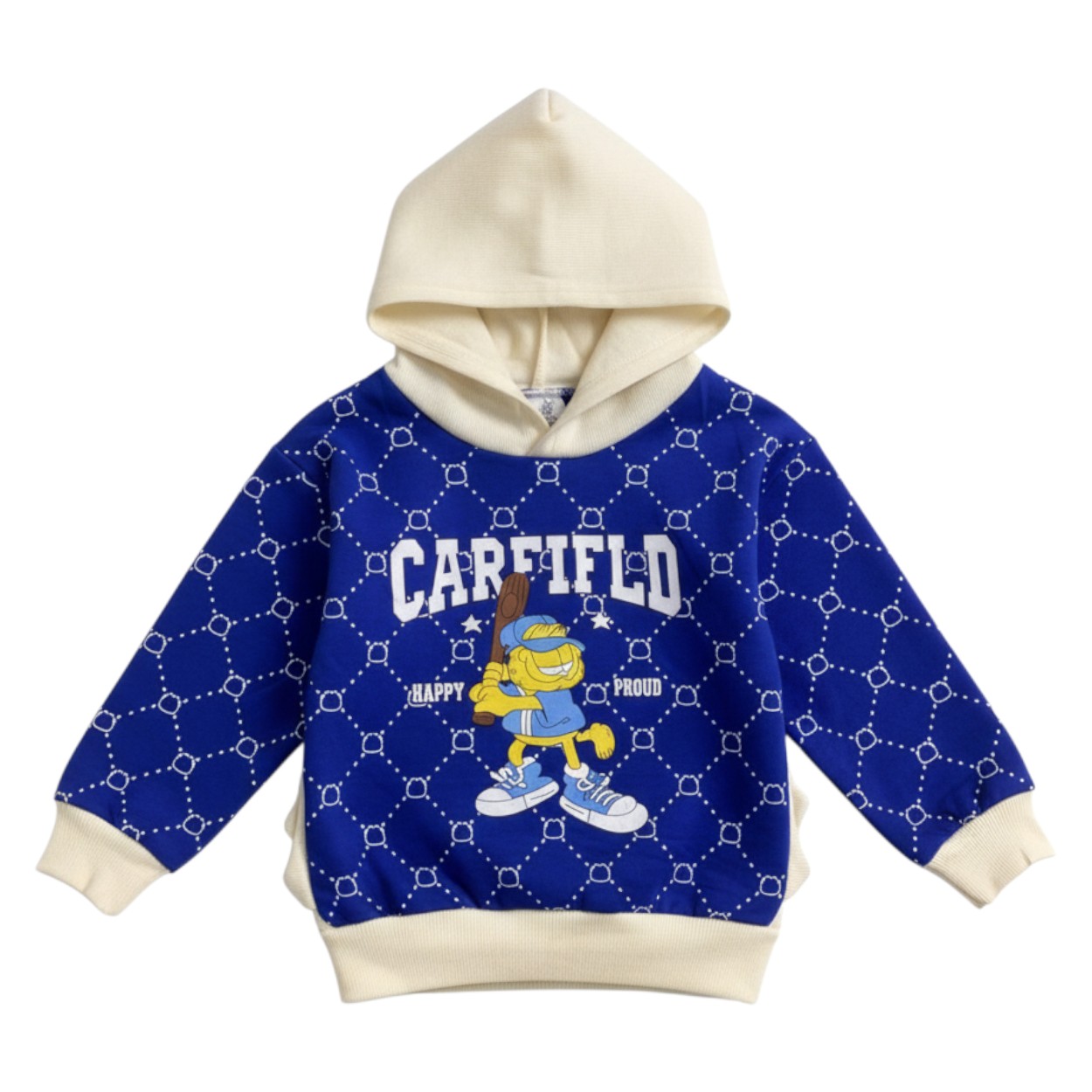 تصویر  وست و شلوار و هودی پسرانه جین - جین - دو نخ پنبه مدل گارفیلد از2 تا 8سال